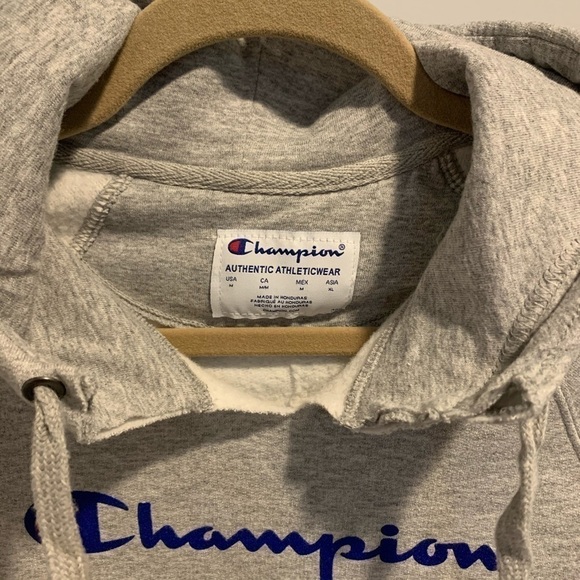 Champion Gray and Oatmeal Colored Sweatshirt - Picture 2 of 4